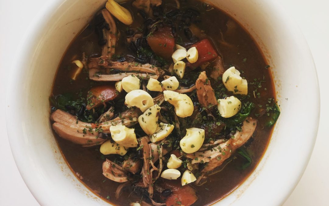 Thai Chicken Forbidden Rice Soup – Recipe 38 of 365