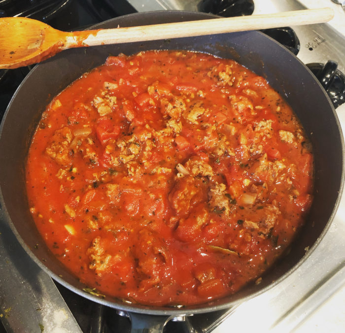 Spaghetti with Beyond Meat Sauce – Recipe 31